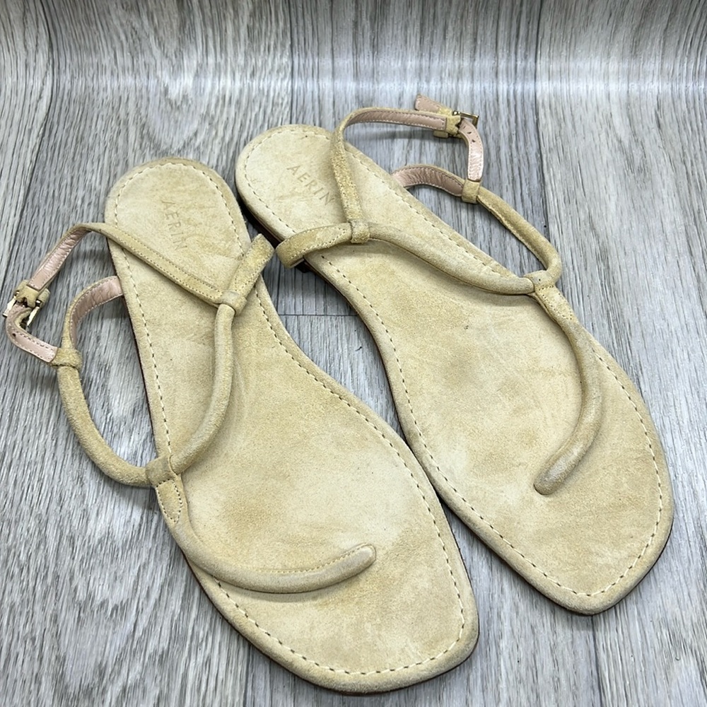 AERIN T-STRAP SANDALS